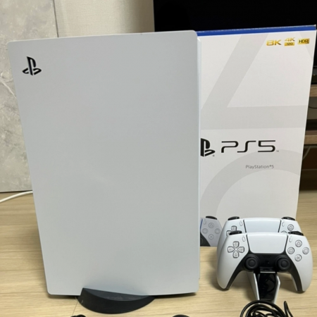 플스5 디스크버전 본체+컨트롤러2개